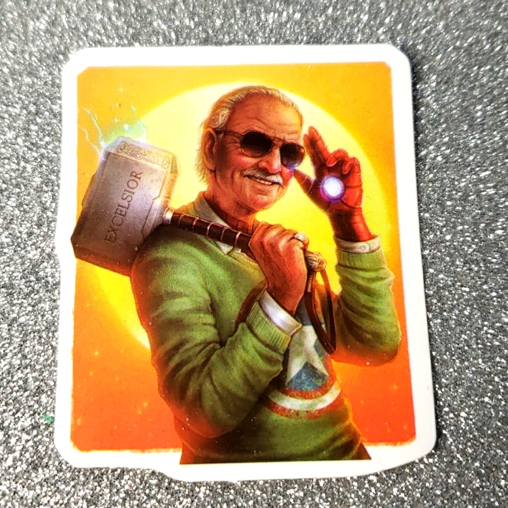 10/$10 MARVEL Waterproof Sticker Stan Lee